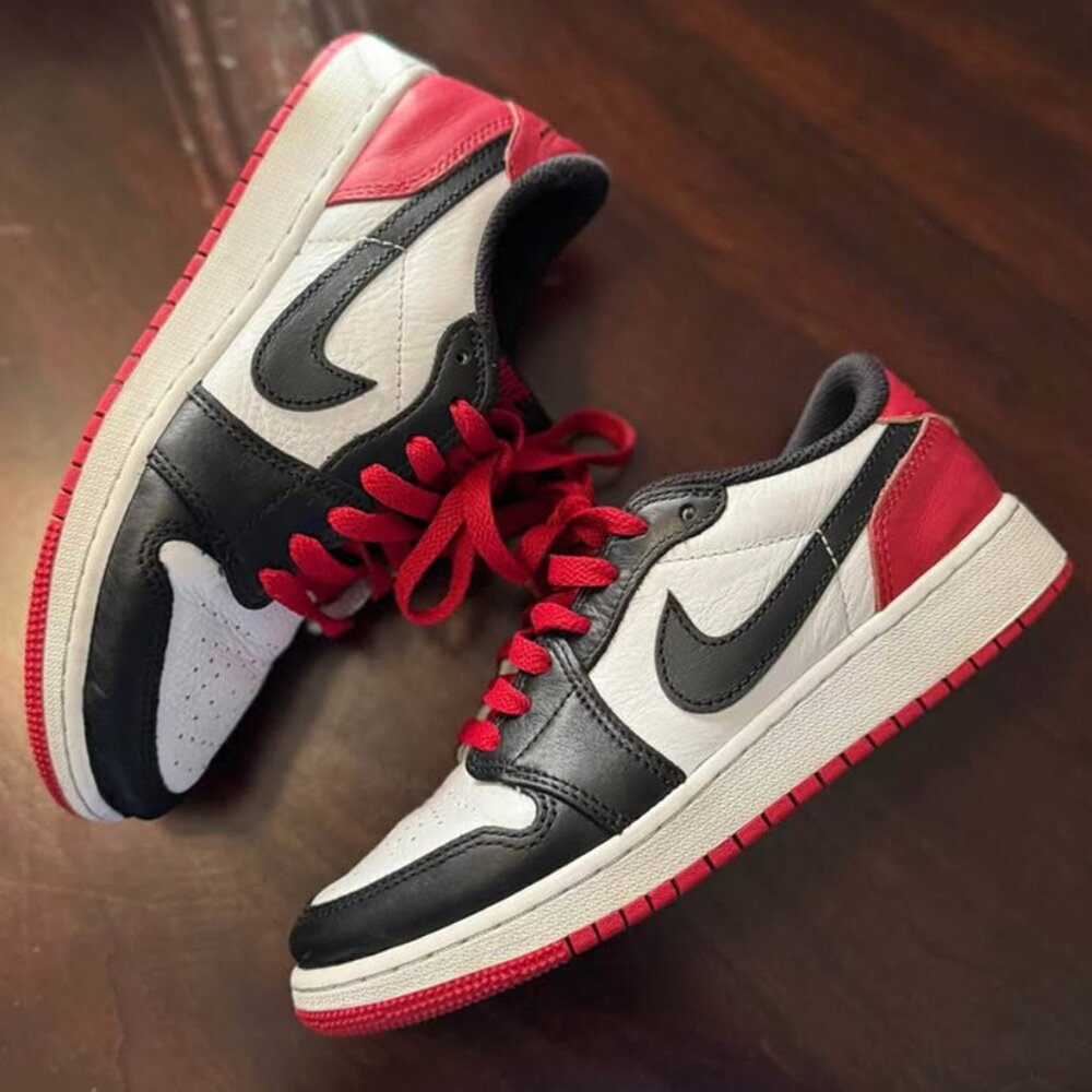 Air Jordan Retro Low Black Toe Size 4.5